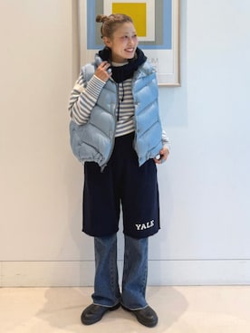 「ショーツスタイル」｜BEAMS BOYさん（レディース・155cm）の秋コーディネート