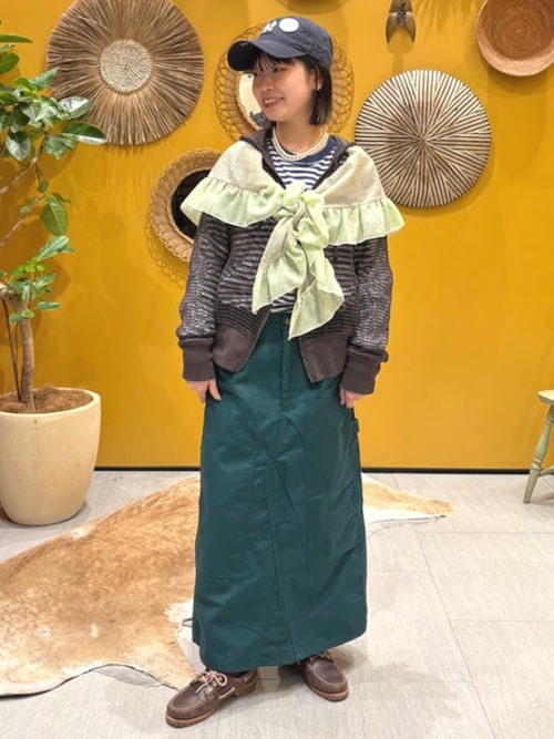 BEAMS BOY（ビームス ボーイ） スカート ダブルニー タイト スカート