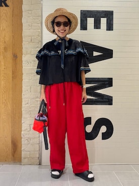 「BEAMS BOY（ビームスボーイ）のアイテム」を使った、BEAMS BOYさん（レディース・155cm）の夏コーディネート