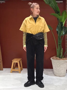 「BEAMS BOY（ビームスボーイ）のアイテム」を使った、BEAMS BOYさん（レディース・155cm）の冬コーディネート