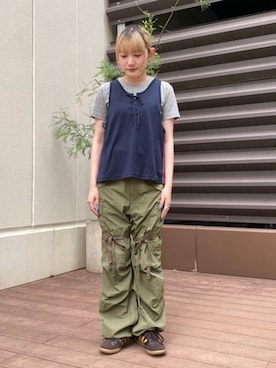 BEAMS BOYさん（レディース・153cm）の夏コーディネート