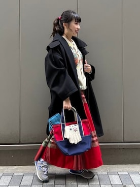 「BEAMS BOY（ビームスボーイ）のアイテム（その他アウター）」を使った、BEAMS BOYさん（レディース・151cm）の秋コーディネート