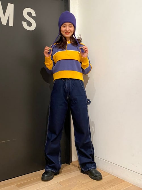 BEAMS BOY デニムパンツ　ペインターパンツ BEAMS BOY（ビームス ボーイ）12オンス デニム ペインター