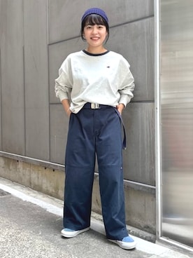 「アイテム（ヘアバンド）」を使った、BEAMS BOYさん（レディース・149cm）の秋コーディネート