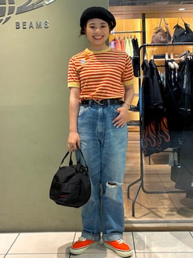 BEAMS BOYさん(レディース・152cm)の春コーディネート