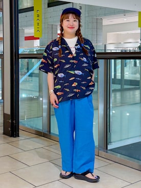 BEAMS BOYさん（レディース・153cm）の夏コーディネート