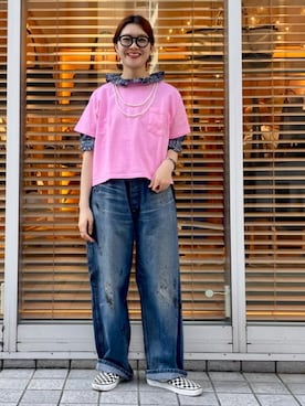 BEAMS BOYさん(レディース・159cm)の夏コーディネート