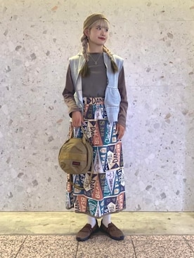 「BEAMS BOY（ビームスボーイ）のアイテム」を使った、BEAMS BOYさん（レディース・169cm）の夏コーディネート