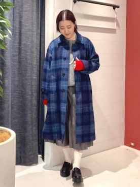 「アイテム（手袋）」を使った、BEAMS BOYさん（レディース・156cm）の冬コーディネート