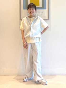 「BEAMS BOY（ビームスボーイ）のアイテム（パンツ）」を使った、BEAMS BOYさん（レディース・149cm）の春コーディネート