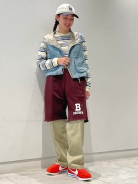 「BEAMS BOY（ビームスボーイ）のアイテム」を使った、BEAMS BOYさん（レディース・160cm）の夏コーディネート