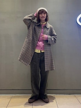 「BEAMS BOY（ビームスボーイ）のアイテム（その他アウター）」を使った、BEAMS BOYさん（レディース・166cm）の秋コーディネート