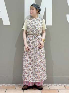 「BEAMS BOY（ビームスボーイ）のアイテム（ワンピース/ドレス）」を使った、BEAMS BOYさん（レディース・151cm）の夏コーディネート