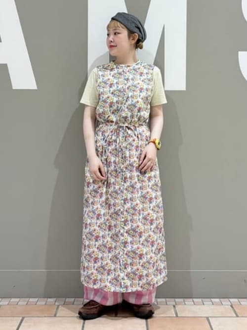 セール】リバティ ベルト ノースリーブ ワンピース（ワンピース