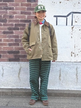 BEAMS BOYさん（レディース・152cm）の春コーディネート