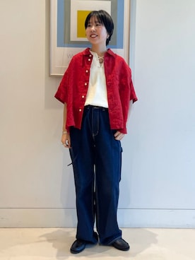「BEAMS BOY（ビームスボーイ）のアイテム（トップス）」を使った、BEAMS BOYさん（レディース・163cm）の春コーディネート