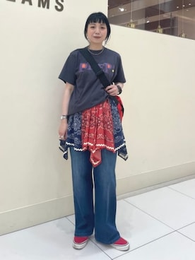 「BEAMS BOY（ビームスボーイ）のアイテム」を使った、BEAMS BOYさん（レディース・159cm）の夏コーディネート