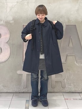 BEAMS BOYさん（レディース・155cm）の冬コーディネート