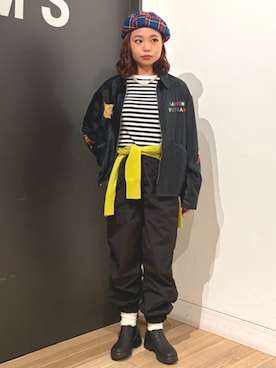 「BEAMS BOY（ビームスボーイ）のアイテム（トップス）」を使った、BEAMS BOYさん（レディース・152cm）の冬コーディネート