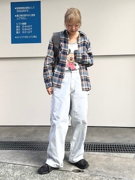「ミッキー」｜BEAMS BOYさん（レディース・166cm）の秋コーディネート