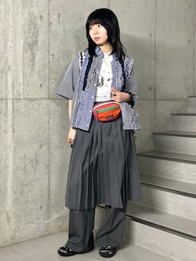 「BEAMS BOY（ビームスボーイ）のアイテム」を使った、BEAMS BOYさん（レディース・162cm）の春コーディネート