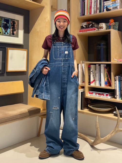 値下げ！ビームス別注　カバーオール POST O'ALLS×WAREHOUSE BEAMS+別注 デニムカバーオール - メルカリ
