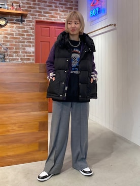 BEAMS BOYさん(レディース・157cm)の冬コーディネート