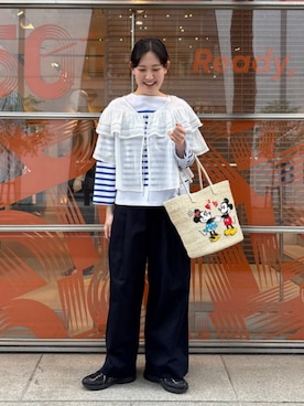 「BEAMS BOY（ビームスボーイ）のアイテム」を使った、BEAMS BOYさん（レディース・168cm）の夏コーディネート