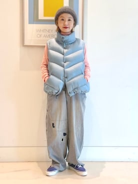 「アイテム（サロペット/オーバーオール）」を使った、BEAMS BOYさん（レディース・151cm）の秋コーディネート