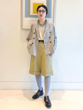 「BEAMS BOY（ビームスボーイ）のアイテム」を使った、BEAMS BOYさん（レディース・159cm）の冬コーディネート