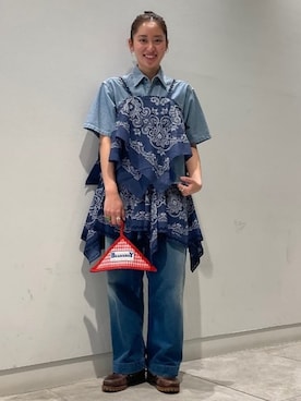 「BEAMS BOY（ビームスボーイ）のアイテム（トップス）」を使った、BEAMS BOYさん（レディース・160cm）の春コーディネート