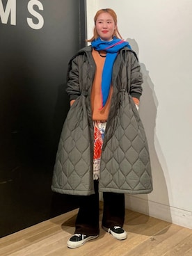 「アイテム（パンツ）」を使った、BEAMS BOYさん（レディース・162cm）の秋コーディネート