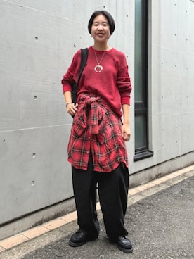 BEAMS BOYさん（レディース・163cm）の秋コーディネート