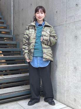 「BEAMS BOY（ビームスボーイ）のアイテム（ジャケット/アウター）」を使った、BEAMS BOYさん（レディース・153cm）の冬コーディネート