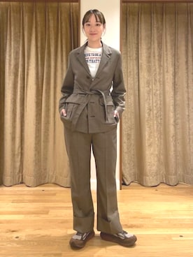 BEAMS BOYさん（レディース・169cm）の秋コーディネート