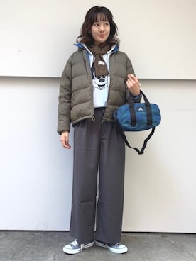 BEAMS BOYさん（レディース・168cm）の冬コーディネート