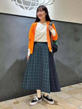 「アイテム（バックパック/リュック）」を使った、BEAMS BOYさん（レディース・158cm）の秋コーディネート
