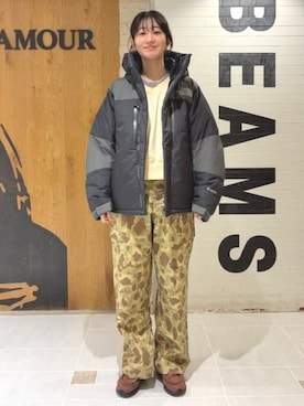 「Buzz Rickson's（バズリクソンズ）のアイテム」を使った、BEAMS BOYさん（レディース・164cm）の冬コーディネート