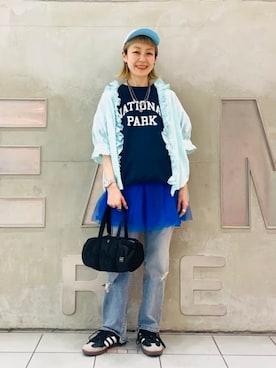 BEAMS BOYさん（レディース・160cm）の春コーディネート