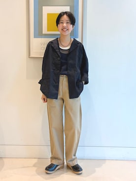 BEAMS BOYさん（レディース・163cm）の春コーディネート