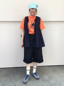 BEAMS BOYさん（レディース・157cm）の夏コーディネート