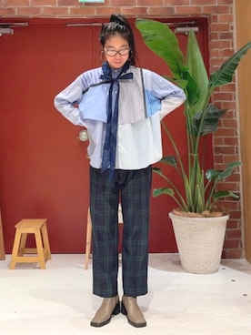 「BEAMS BOY（ビームスボーイ）のアイテム」を使った、BEAMS BOYさん（レディース・158cm）の秋コーディネート