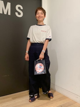 BEAMS BOYさん（レディース・158cm）の夏コーディネート