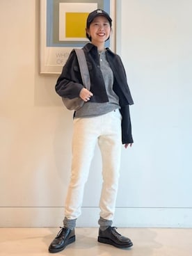 「Champion（チャンピオン）のアイテム（スウェットパンツ）」を使った、BEAMS BOYさん（レディース・163cm）の夏コーディネート