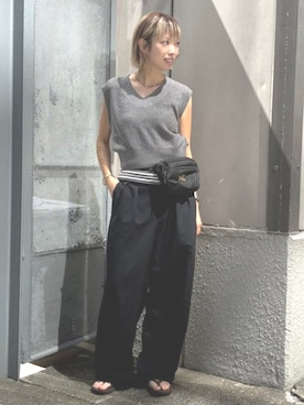 BEAMS BOYさん（レディース・156cm）の夏コーディネート