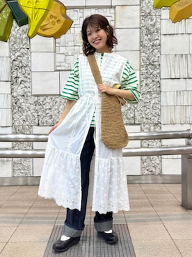 BEAMS BOYさん（レディース・161cm）の夏コーディネート