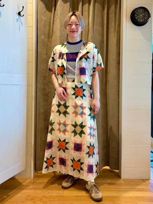 BEAMSBOY キルトプリント ロングスカート BEAMS WOMENBEAMS BOYさんの