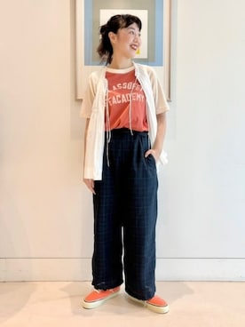 「BEAMS BOY（ビームスボーイ）のアイテム（トップス）」を使った、BEAMS BOYさん（レディース・165cm）の春コーディネート