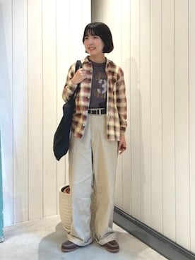 「BEAMS BOY（ビームスボーイ）のアイテム」を使った、BEAMS BOYさん（レディース・150cm）の秋コーディネート