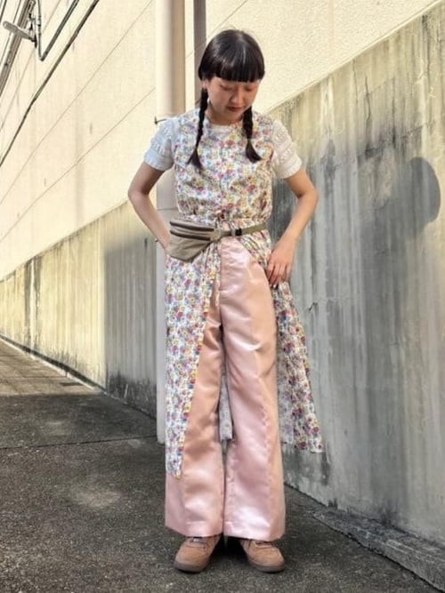 セール】リバティ ベルト ノースリーブ ワンピース（ワンピース